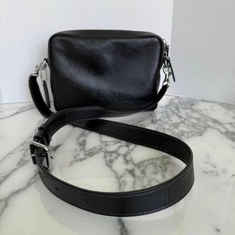 Coach Dakota Crossbody Bag Black Leather w/ box, NWT